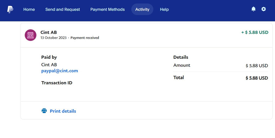 SurveyRewardz Payment Proof