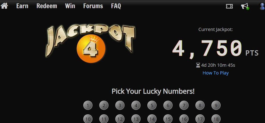 Rewards1 Weekly Jackpot