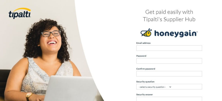 Honeygain Payment Partner Tipalti