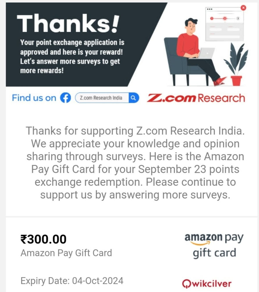 Z.com Research Payment Proof