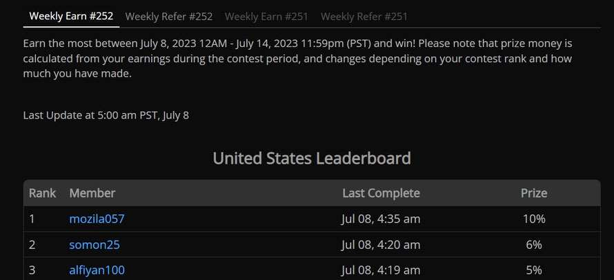 Rewards1 Weekly Contest