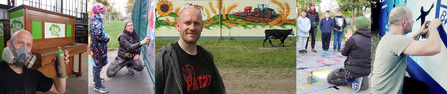 PAT23 Graffiti Kontakt Leipzig - Workshop Projekt Kinder Jugend Erwachsene