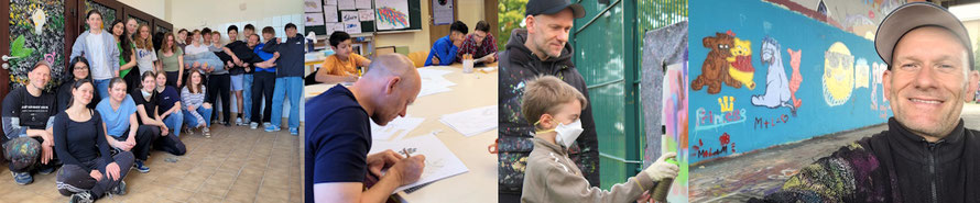 PAT23 Graffiti Projekt Leipzig Firmen Schulen Vereine