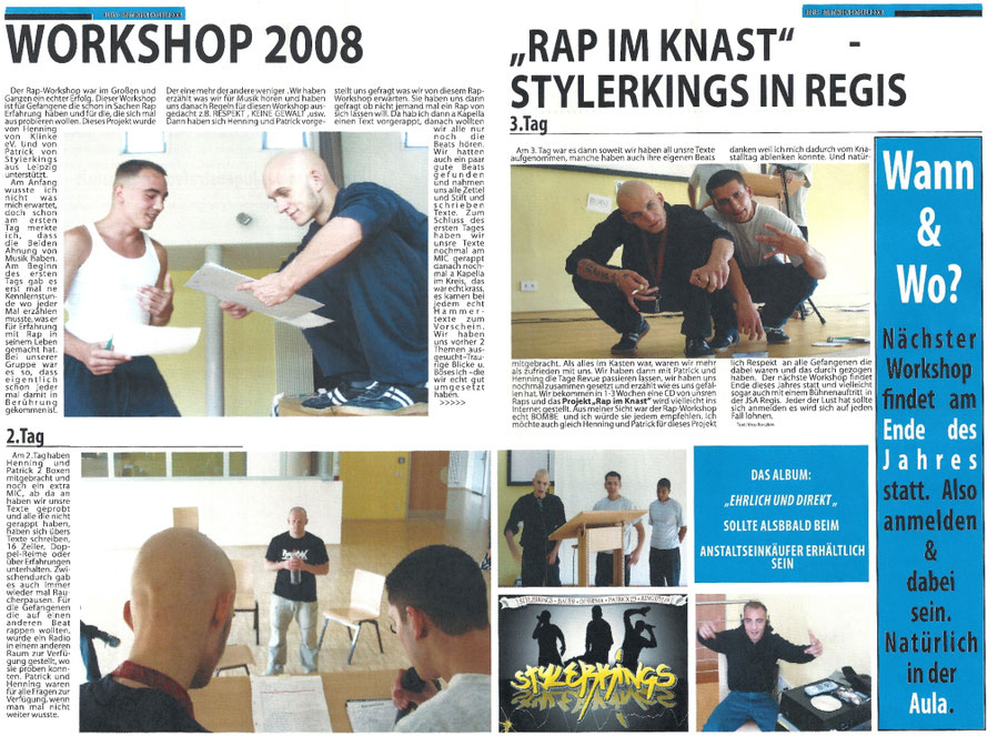 PAT23 Rap Workshop Leipzig Regis Breitingen 2008