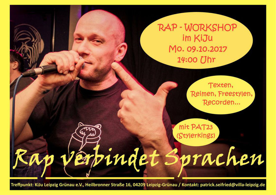 Rap Poetry Workshop Leipzig