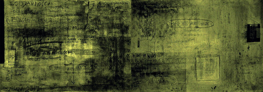Magdalena Uchmann, Who is Who,70 x 200 cm, serigrafia 2017