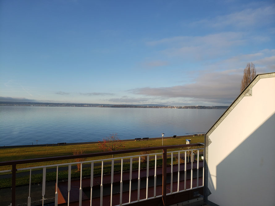 Blick in Richtung Bottighofen in der Schweiz und zum Hörnle in Konstanz!