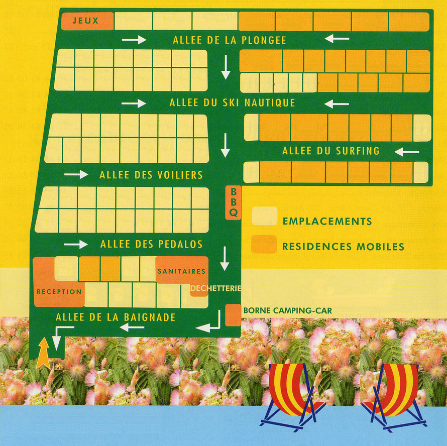 plan CAMPING CATALAN