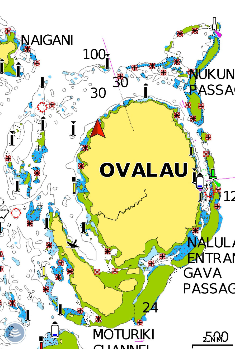 Ovalau ist eine kleine Insel im Osten der Hauptinsel Viti Levu