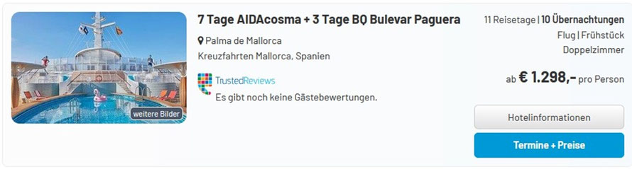 AIDA Mittelmeer Kreuzfahrt und Baden Mallorca Corfu mit Flug 2026 günstig buchen