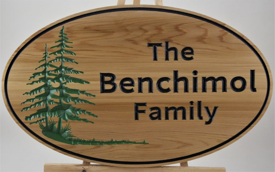 F022 Select Western Red Cedar 14x23"  Font:  FallingSkyBd