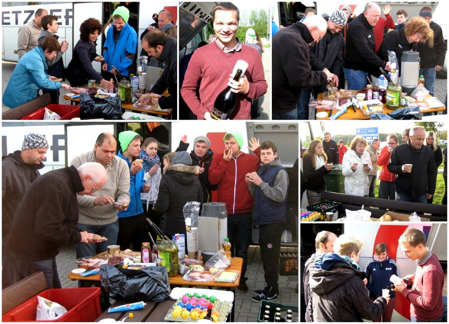 Frisches Brot, Hausmacher, Eier und Maggi - ein perfektes Picknick