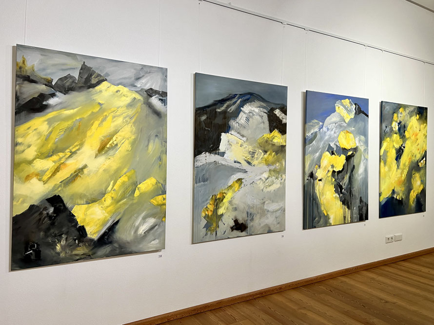 Regina Wuschek, Aschenbrenner Museum Garmisch, Malerei, Berge, Bergwelten
