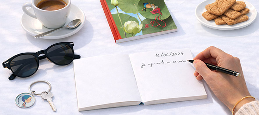 Papeterie - carnets carrés - illustrations Timeliot