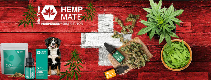 HempMate Vertriebspartner Vital Team CBD Öl, CBD Dragées und CBD Kekse, CBD Bonbons aus 100 % Hanf in BIO Qualität 