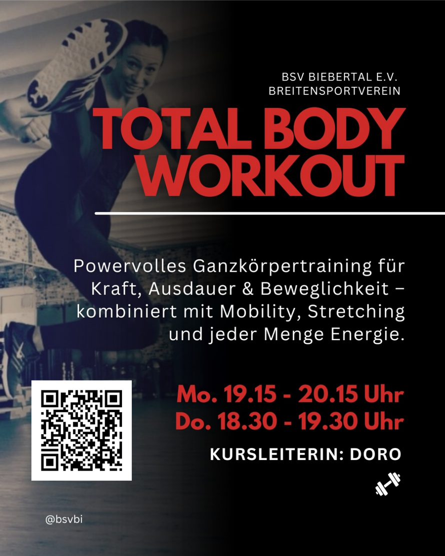 Flyer für Total Body Workout