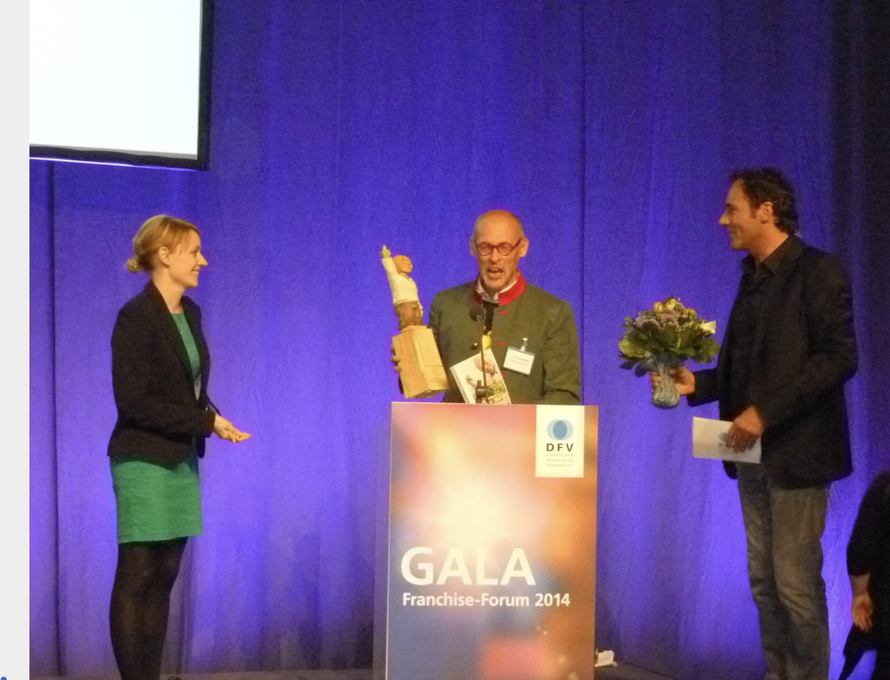 «2.Green Franchise Award 2014»,  Johannes Gutmann, SONNENTOR © Bellone Franchise Consulting GmbH