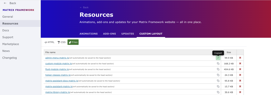 Custom Layout Files Enhancements