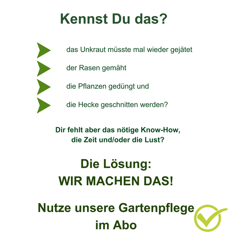 Gartenpflege im Abo Der Heinzelmann