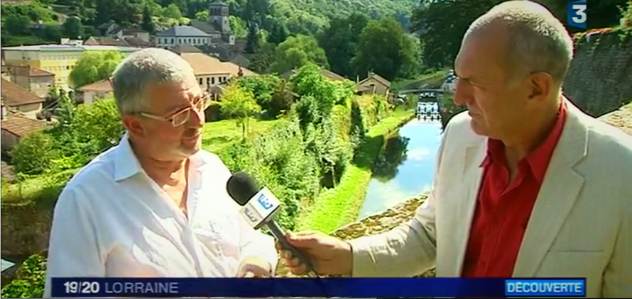 Notre président interviewé par Jean-Pierre Petitcolas de France 3 Lorraine (c) Capture d'écran France 3 Grand Est