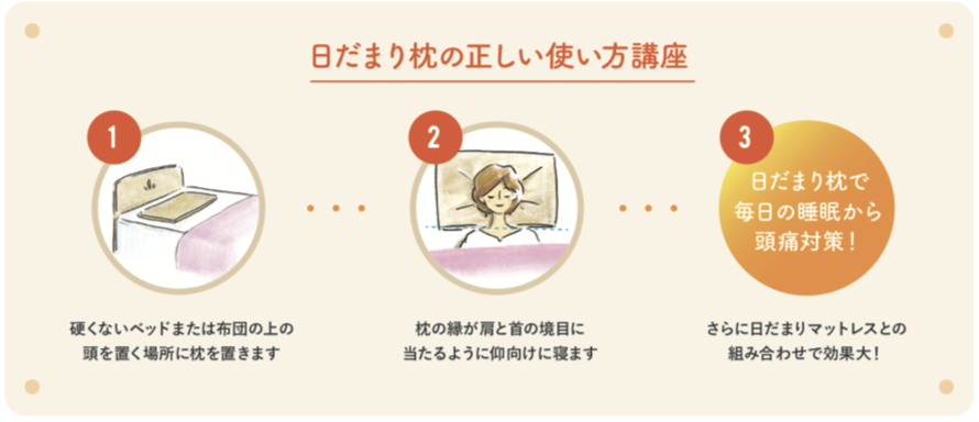 頭痛専門寝具。最高の眠りを手に入れる。