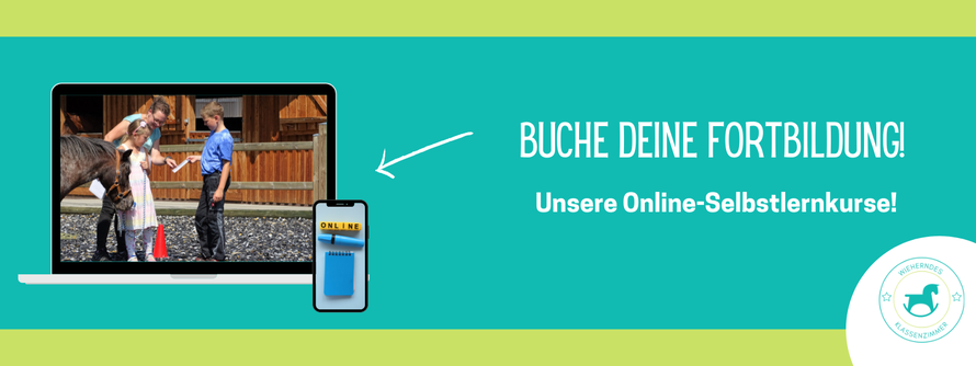 Wieherndes Klassenzimmer: Fortbildungen und Bücher für Reittherapie und Reitpädagogik
