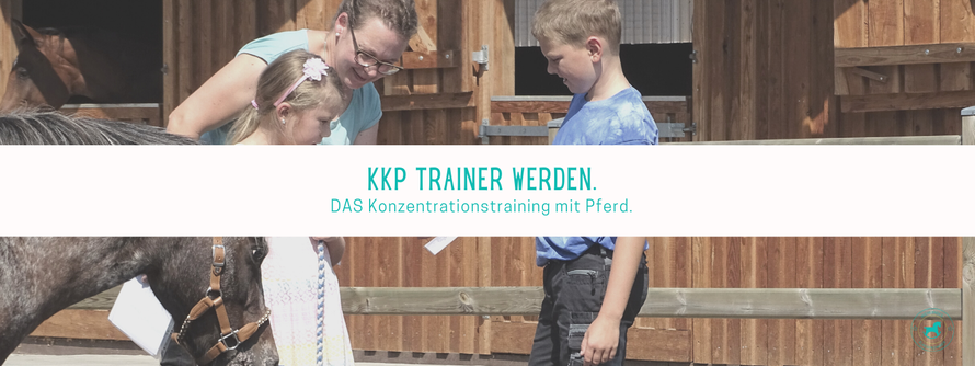 Als KKP Trainer kannst Du ein erfolgreiches Konzentrationstraining mit Pferd durchführen und Kindern zu mehr Konzentration, Aufmerksamkeit und Reflexion verhelfen.