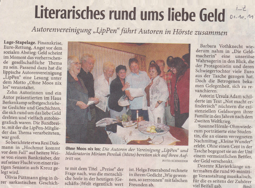 Lippische Landeszeitung - 01.10.2011