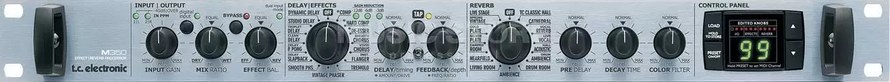 TC Electronics M350 Effects Processor Panel