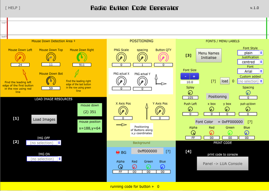 Radio Button Code Generator