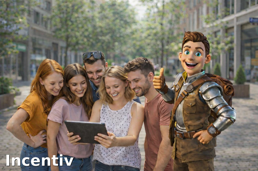 CityEscape Incentive Augsburg: geführte Tablet-Stadtrallye für Firmen, Teams und Gruppen. Jetzt gemeinsames Teamevent erleben!