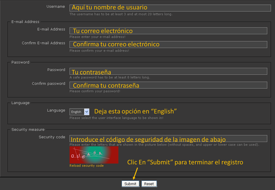 Como crear una cuenta para jugar AA Assist - AAO en español
