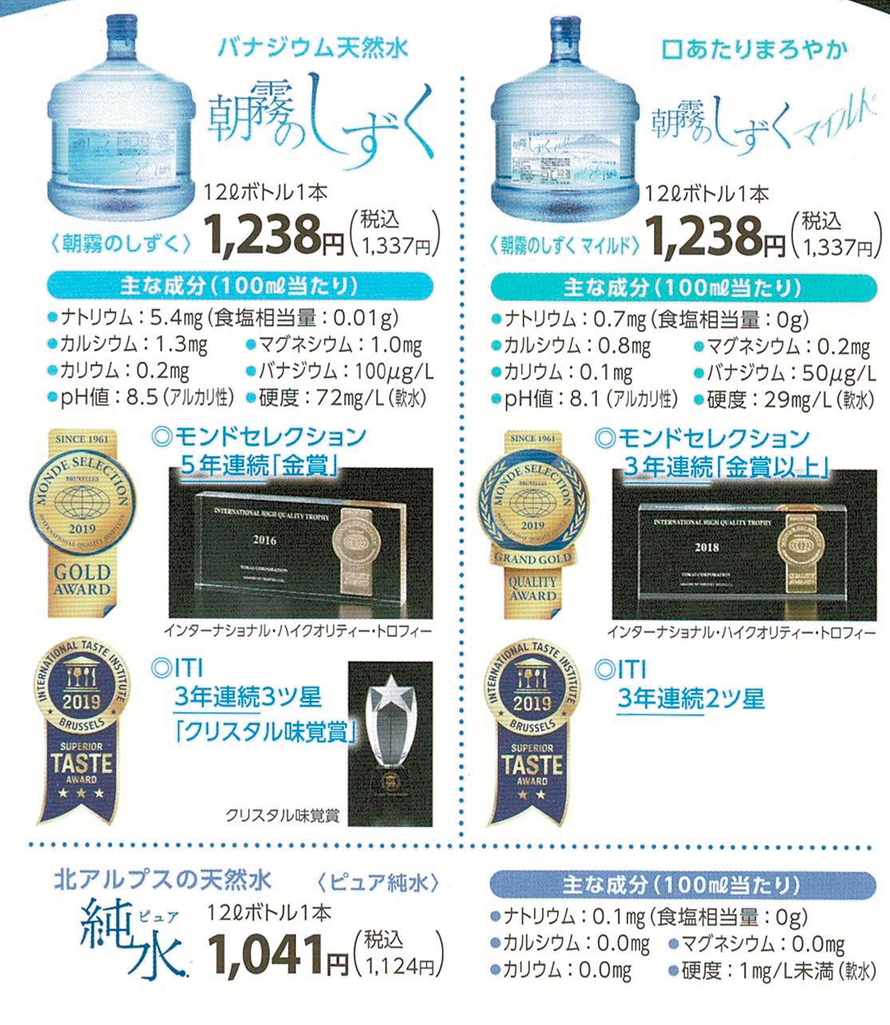 宅配 おいしい 水 便 の