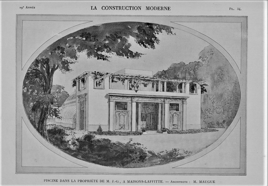 maisons-laffitte villa edifra franck jay gould la piscine