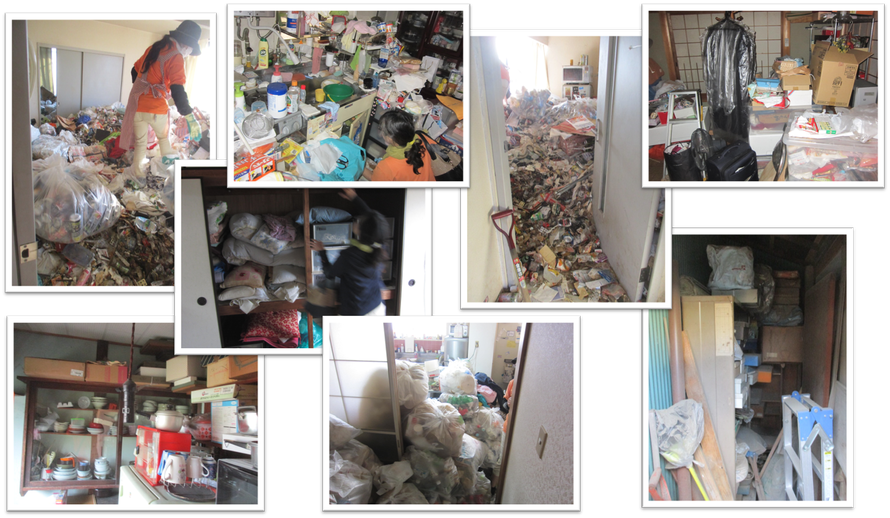 鴻巣市でのゴミ屋敷お片付けは安心と真心の日本整理へどうぞ｜アパート｜マンション｜一軒家｜