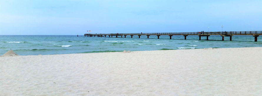 Seebrücke Prerow auf dem Fischland Darß Zingst