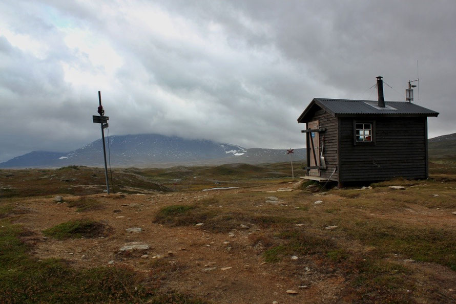 Miesehketjahke-Windschutzhütte