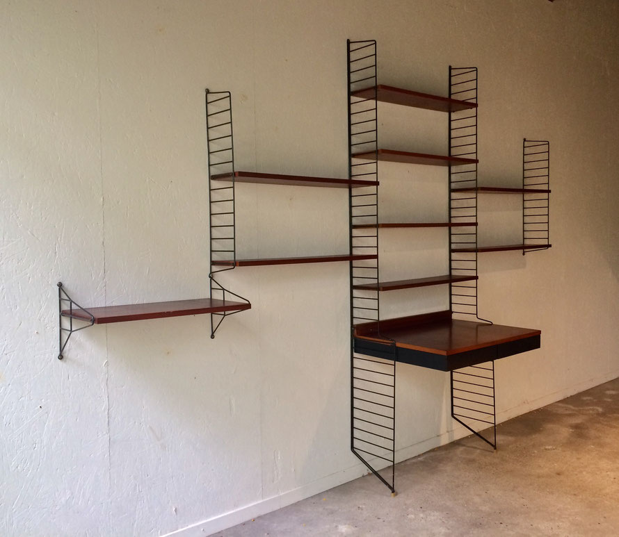 String shelves, étagère string, bureau string, Nisse Strinning