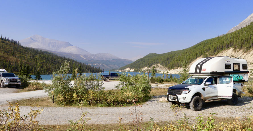 Summit Lake Campground northern Rockies