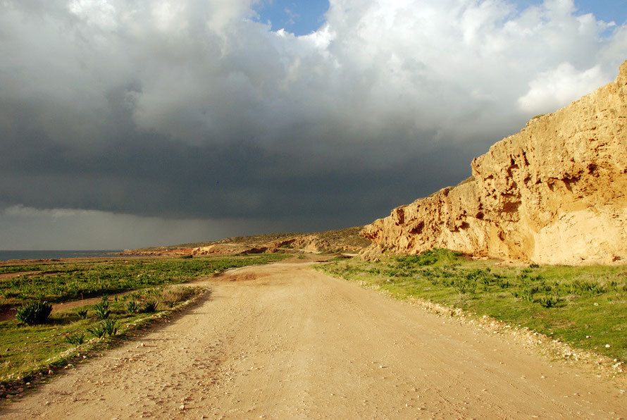 Storm closing in, Cape Lara