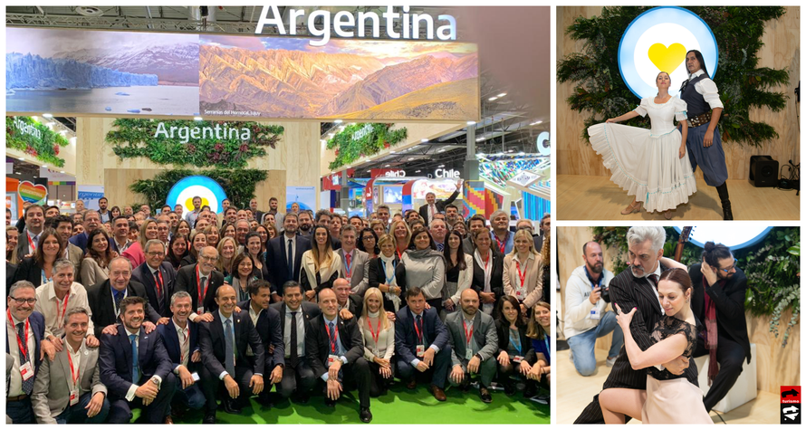 El sector turístico acompañó el stand argentino de Fitur 2020