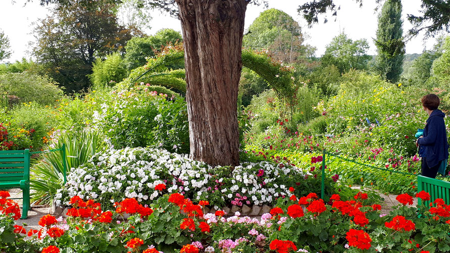 Ziergarten in der Fondation (Aufnahme Anfang Mai)