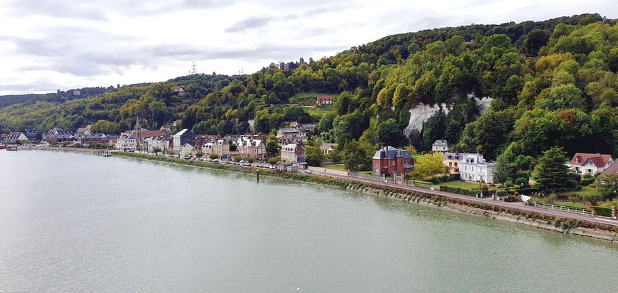 Dörfer am Ufer der Seine