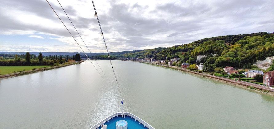 Fahrt auf der Seine nach Rouen