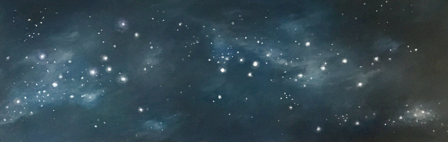 "Unendliche Weite" Jochen Kröger 2018, 120 x 42 cm
