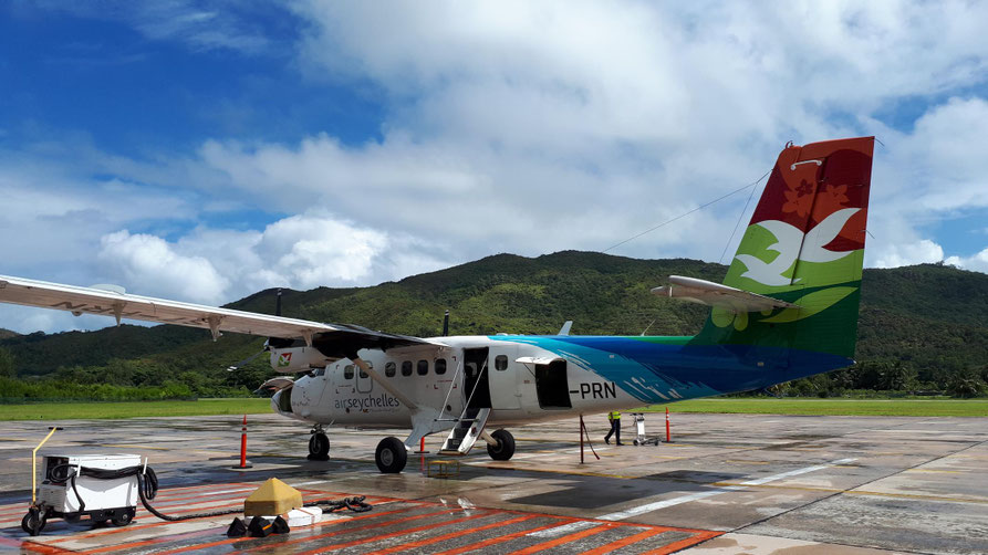 Mit Air Seychelles nach Praslin