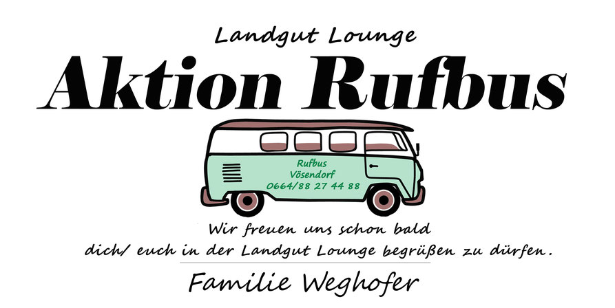 Rufbus, Vösendorf, Landgut Lounge, Parkplatz, Parkplätze, Parkkarte, parken beim Landgut, Landgut Weghofer