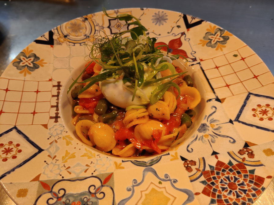 Pilz Risotto mit Pilzen und Spargel 
