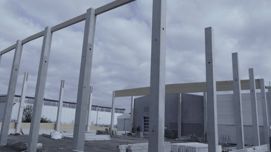 Die SMD-Baustelle für die neue Lagerhalle ruht zur Zeit