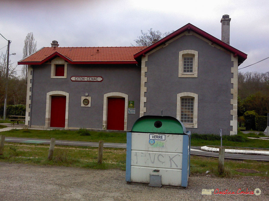 Gîte d'étape de Citon-Cénac. Des aménagements valorisant le site restent à réaliser. 31/03/2011